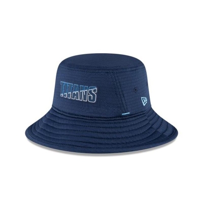 Tennessee Titans Gorra | New Era NFL Official Summer Sideline Stretch Bucket Hat Mexico - Azules